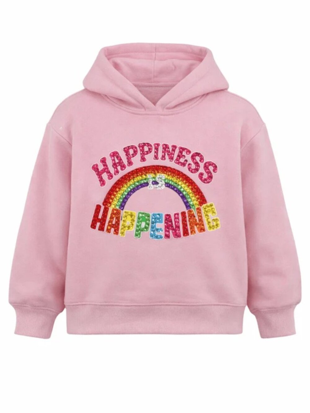Lola & the Boys Happiness is Happening Hoodie NWT